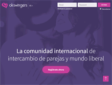 Tablet Screenshot of okswingers.net